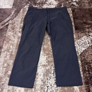 Eddie Bauer Pants Mens 42x30 Gray Classic Fit Horizon Guide Chino Stretch